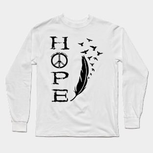 Unity Hope Human Rights Canada Residential School Orange Day Long Sleeve T-Shirt